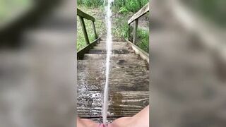 XxxPixiexxX - Pissing on the stairs POV