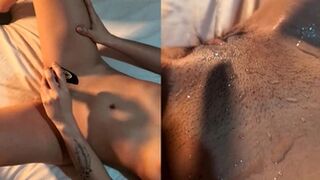 PissyAria - Masturbating while being peed