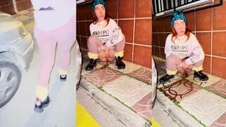 pissingvideos - Outdoor #pee in the street