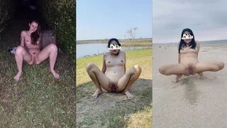Icoutdoor - Pissing Compilation