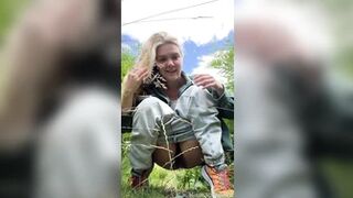 mischagoeswild - A classic outdoors pee, a good stream and I...