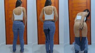 peecherrythai - I wet my new panties #pee #piss #pissing...