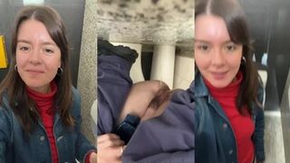 juicyygracee - Pokey public loo + filming one handed…. Did...