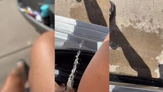 scorpiosteph - My first #piss #pee #outdoors #outside in... - 1