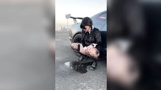 womandriven - Wednesday has no shame.. she needed to pee...