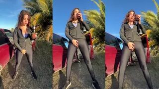 aldanaweed - Public pee with my leggings ripped open I...