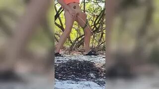 Provocativepair - Pee on the beach is so...