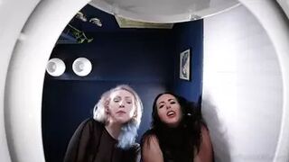 Femdom Giantess Make You Their Chastity Toilet