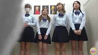 DLSL-438 04 Girls’ school toilet broke down and overflowed with piss. Grossed out urination voyeur