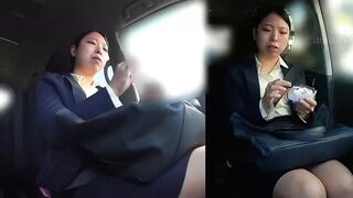 PGFD-088 06 Hidden camera: sales office lady car sickness and vomiting agony. VOL. 2