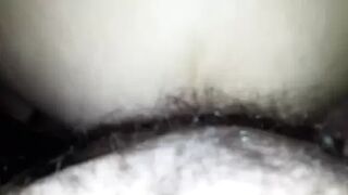 The girl fucks in the ass and shit climbs with her asshole