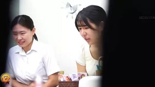DLEE-616 03 Office ladies pooping their panties, bursting noisy diarrhea all over the toilet and try to clean the mess afterwards