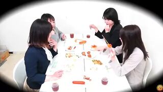 DLEE-694 03 Group of gluttonous OLs filling their stomachs and fighting for the turn to poop. In-house toilet voyeur