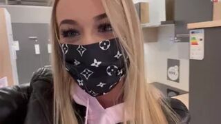 Taiga_LaLoca - Brash public piss! IN THE FURNITURE STORE :)