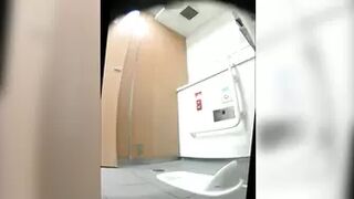 15385618 Inside the exposed women's Japanese style toilet