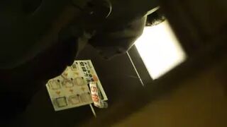 28103899 Hi-Vision Western-style toilet aerial video 10 people recorded