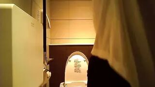 15334739 None) Excretion in a high-quality Western-style toilet Miraculous toilet voyeur
