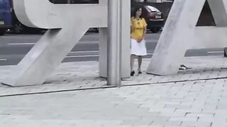 Rebekah - Arsenal Stadium Pee