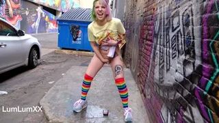 lumlumxx - Marbles & Pee in Public! Oh my