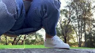 TinaJamesXXX - NATURE'S NECTAR - Tina PEE's IN PARK