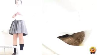 DLEE-712 02 Obscene scenes of schoolgirls pooping naked with wide opened legs. VOL. 5