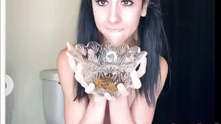 Daddysaysgo - Ageplay shitting and eating suffering also funny puking