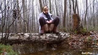 Steamy Woodland Pee
