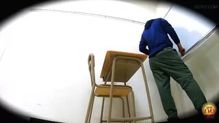 DLEE-733 03 Hidden camera at the demon guided school. Schoolgirls harassment, diarrhea and fecal leakage