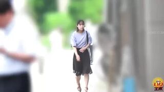 DLEE-732 05 Vigorous farts and large poop from the dirty anus of a neat girl