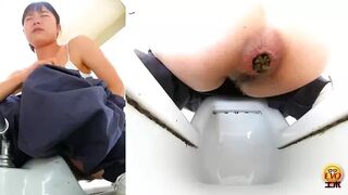 DLEE-742 02 Hidden camera: Thrilling defecation of women dressed as men in the men’s restroom