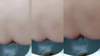 pooping girl