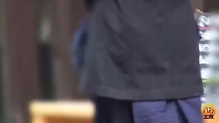 DLEE-755 06 Public toilet pooping: uniformed girls edition