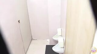 DLSL-366 01 Imposed standing piss! Schoolgirls using boy's urinal for emergency urination
