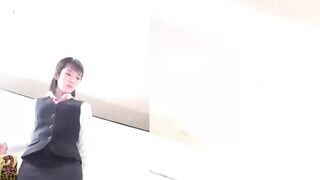 SR068 02 Multi view, split screen toilet voyeur: super big stols and farts of women in uniform. VOL. 2