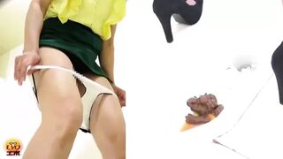 DLEE-527 04 The joy of excretion enhanced with anal stimulating action. Women’s erotic excretions on japanese style toilet.
