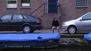 Rebekah - Amsterdam Canal Pee