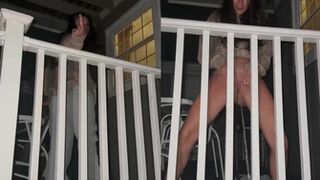 siensky - Peeing off a balcony *disclaimer,filmed in my private property where