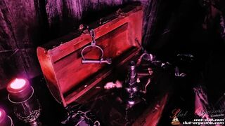 SlutOrgasma - Gothic shit play swallowing and dildo throating