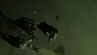 girls caught from above