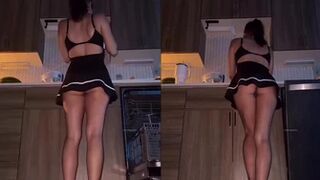 littlethicklily - just cleaning the kitchen up