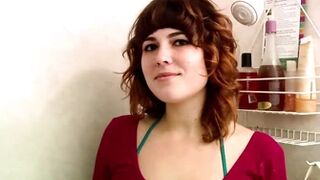 Ginger Pees in the Shower (In Her Pants)