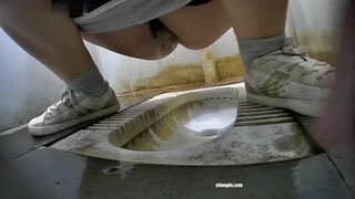 Several Young Women in Sneakers