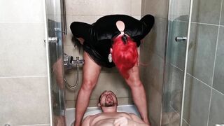GoddessAndreea - Luna Andreea Victoria and friend toilet humiliation