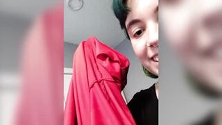 Peeing in Red Shorts on Purpose