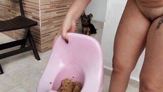 Sarathonson - Two poops in Training Potty