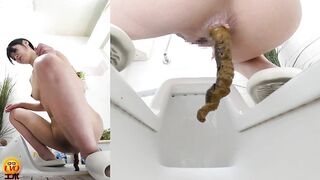 DLEE-857 08 Hidden camera footage from a women's dormitory changing room toilet: Female college student boldly poops completely naked 2
