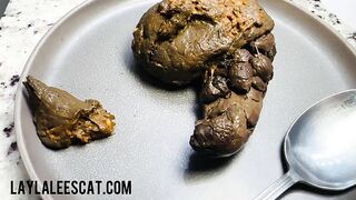 Layla Lee - Scat Slave Feed & Smear