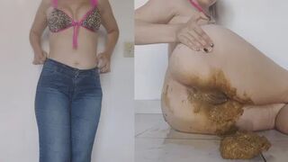 Amy_dirty00 - Jean shit with huge shit!