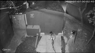 Russian Clubbers Take a Pissy Behind Shed