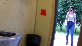 she has to go to toilet